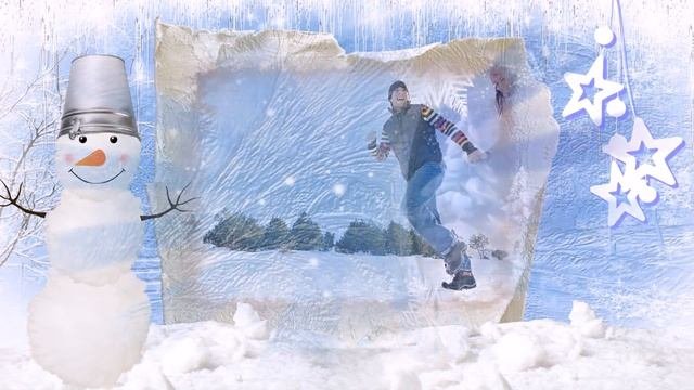 «Зимние эффекты» - шаблон для ВидеоШОУ