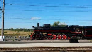 Паровоз ФД20-2109. Щербинка. ЭКСПО-1520 2021. 28.08.2021