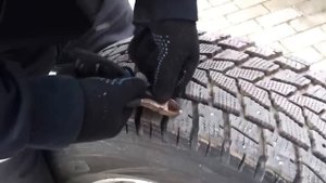 Удаление шипов из зимней резины