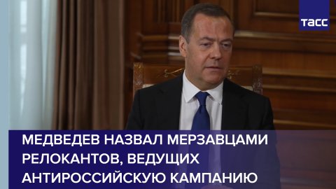 Медведев назвал мерзавцами релокантов, ведущих антироссийскую кампанию