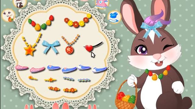 How to Play Cute Easter Bunny Dress Up Shockwave Girls Games смотреть онлайн