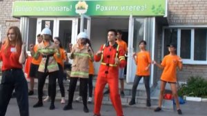 МЫ - ПОЖАРНАЯ КОМАНДА! Наши речевки, девиз и выступления на открытии