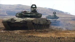 Контрольная проверка танкистов ВВО по итогам зимнего периода обучения в Приморье
