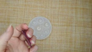 Резинка для волос с настоящими цветами.Эпоксидная смола