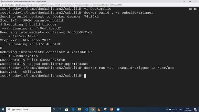 Docker | Docker ONBUILD | Dockerfile intruction onbuild | Hands-on Practice real examples