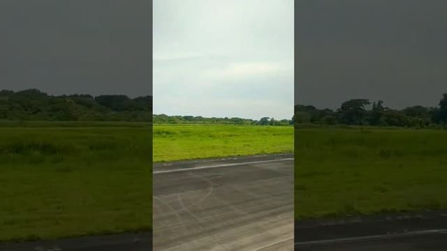 Plane taking off. Tocumen Airport, Panama city Panama.