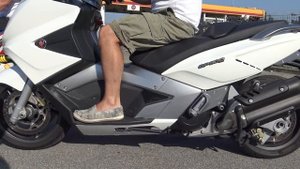 TEST BMW C 600 Sport Vs GILERA GP 800 ( 0-200 mt )