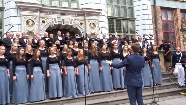 Polish Anthem performed 16th July in Gdansk Part 3 // Hymn Polski wykonany 16 lipca w Gdańsku Cz. смотреть онлайн