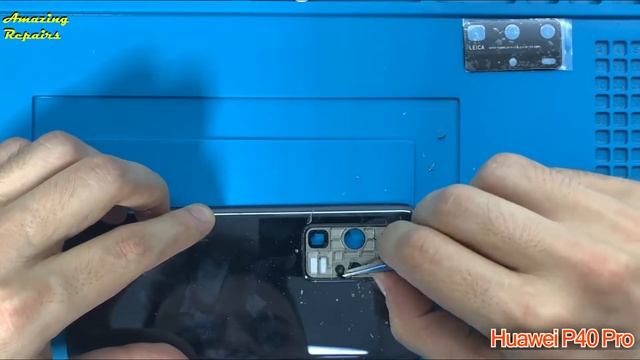 Huawei P40 Pro замена стекла камеры / Huawei P40 Pro Camera Glass Replacement / P40 Pro Teardown смотреть онлайн