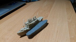 Титаник из пластьлина своими руками