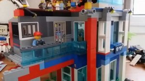 лего самоделки полиция участок