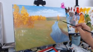 Золотая осень. По мотивам И.Левитана.