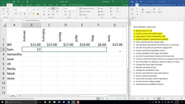 Excel Module 1 Lecture Part 1 смотреть онлайн