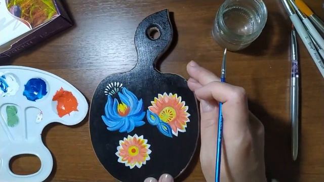 Мастер-класс: "Роспись кухонной досточки" смотреть онлайн