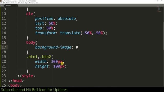 CSS button Hover Effect using outline and outline-offset | csPoint web designing tutorials