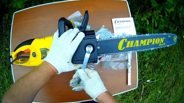 Пила цепная электрическая CHAMPION 422 18 смотреть онлайн