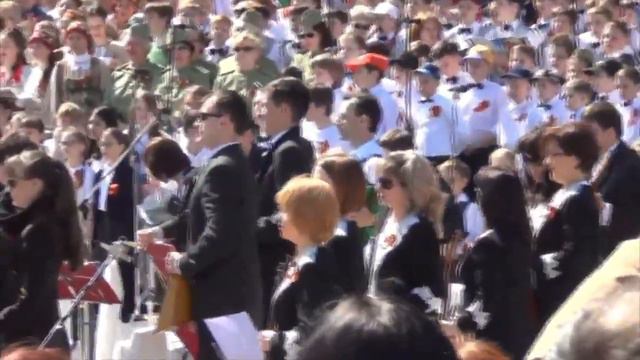 Музыка Победы Поет сводный хор май 2015 года г Пермь смотреть онлайн