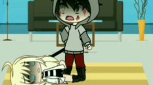 "Мини-фильм"(Гача Лайф) Аниме ангел кровопролития