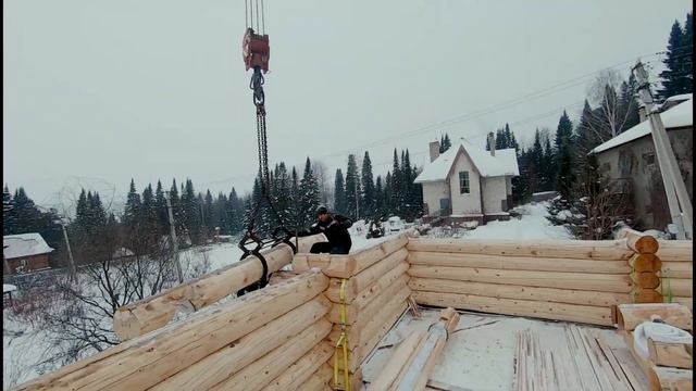 Монтаж деревянного гаража «Хамбер» смотреть онлайн