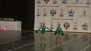 Cheerleading .Чир - фристайл - двойка дети-Дарья Ханжа,Полина Чижик.