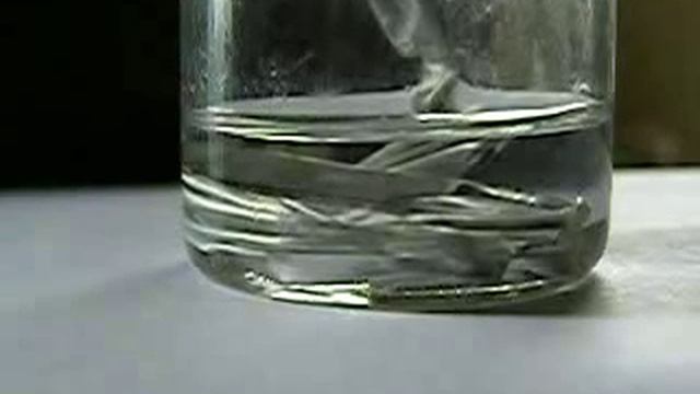 Растворение серебра в азотной кислоте