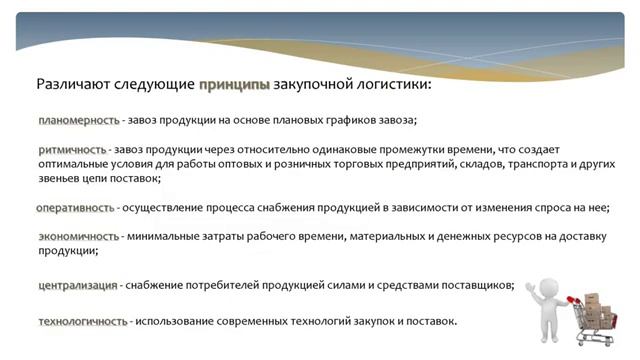 Специальность 38.02.03 Операционная деятельность в логистике Видео-урок «Закупочная логистика»