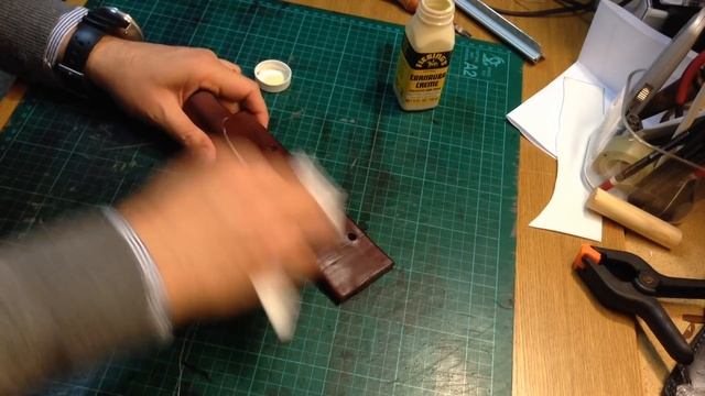 Making a leather sheath for a bushcraft knife смотреть онлайн