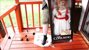 Unboxing my Annabelle doll replica from Trick Or Treat Studios!