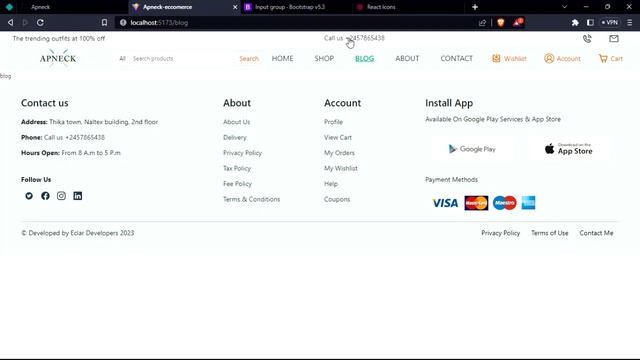 #React - BUILD and Deploy a Modern REACT.Js  Ecommerce Application | Responsive Home Page (PART 01)