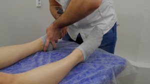 Мышечное тестирование (задняя большеберцовая мышца)