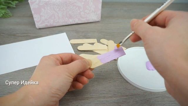 Нежная Лавандовая КОРЗИНКА своими руками смотреть онлайн