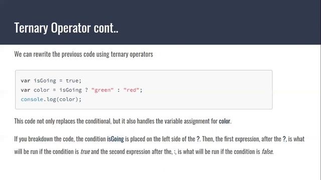 JavaScript   Logical Operators