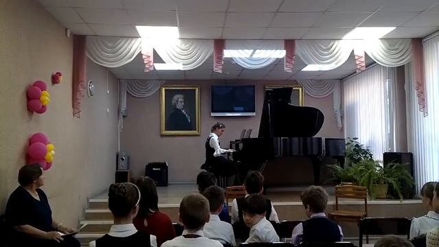 Хамов Петр и Ляшенко Марина играют Польку Штрауса смотреть онлайн