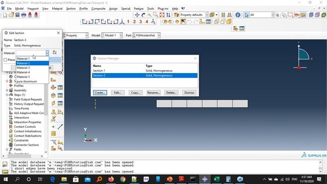 Stress and deformation of functionally graded material(FGM) rotating disk analyze by Abaqus смотреть онлайн