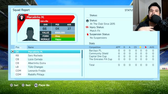 FIFA 16 e seu MODO CARREIRA BOM. смотреть онлайн