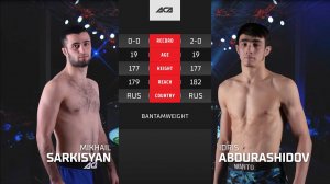 Михаил Саркисян vs. Идрис Абдурашидов | Mikhail Sarkisyan vs. Idris Abdurashidov | ACA YE 43