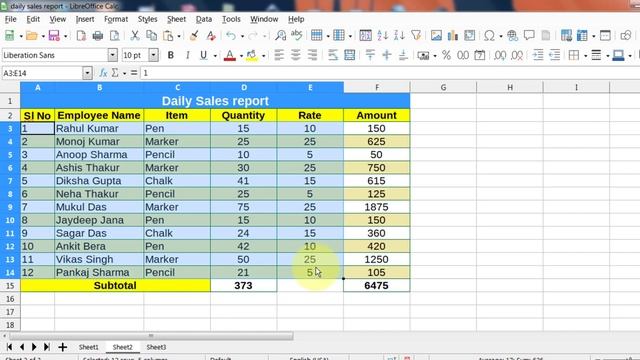 How to Hide Formulas in Libreoffice calc ??