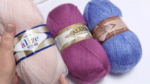 Подбор пряжи для шалей , бактуса , шарфа , палантина... КРЮЧКОМ
