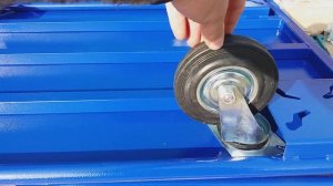 Сборка 4-х колёсной тележки с промышленными колесами 125 мм