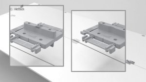 Подготовка дверей при установке HETTICH WingLine L