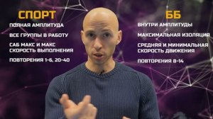 СПОРТ И БОДИБИЛДИНГ В ЧЕМ РАЗНИЦА ТРЕНИРОВОК ?