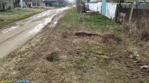 Благоустройство Улицы Виноградная село Глазовка Ленинского р на рес Крым 03 02 2022 г  #крым2022