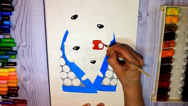 DIY | Рисуем картину в детскую | Картина своими руками
