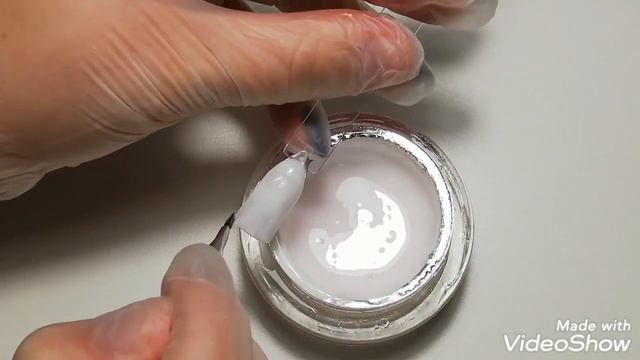 Делаем сами #молочный #гель для #наращивания /Как убрать #пузыри из геля / #гелевый замес