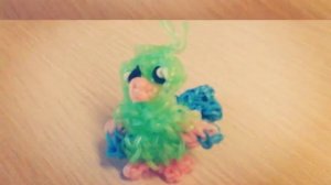 Мой попугай из резинок