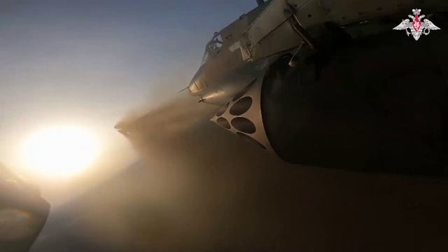 Летчик Су-25 рассказал, как экипажи штурмовой авиации нанесли удары по военным объектам и технике.