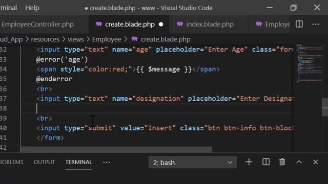 22 - INSERTING DATA IN DATABASE TABLE IN LARAVEL ( URDU / HINDI ) смотреть онлайн