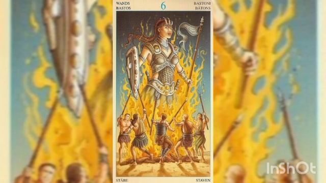 Посохи 7. Андрасте, кельтская богиня. Таро Союз богинь
