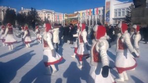 Сагаалган в 2018 репетиция на Площади Советов репетиция.