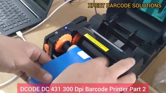 Tafta and Satin Fabric Printing By Dcode Dc 431 300 dpi Barcode Printer Part 2 #barcodeprinter